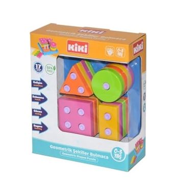 Diğer 131747881 Kiki Geometrik Şekiller Bulmaca / 0-3 Yaş