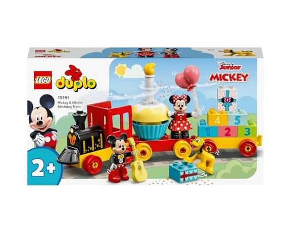 Diğer 131748060 ǀ Mickey Ve Minnie Doğum Günü Treni 10941-2 Yaş Ve Üzeri Çocuklar İçin Rakamlı Doğum Günü Treni İçeren Eğitici Yapım Seti 22 Parça