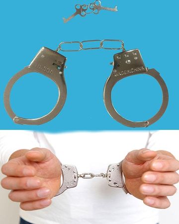Diğer 131839922 Anahtarlı Oyuncak Metal Kelepçe Polis Kelepçesi - Huvj-887315 Standart