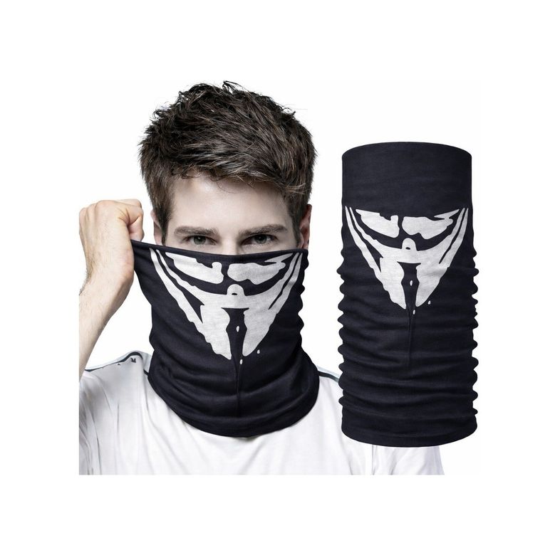 Diğer 131854017 Vendetta Maskesi Desenli Baf Bandana Çok Amaçlı Yüz Boyunluk Bandana 4 No - Huvj-731095 Standart
