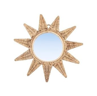 Diğer 142783243823270140557466 Güneş Çocuk Odası Duvar Aynası 37Cm Açık