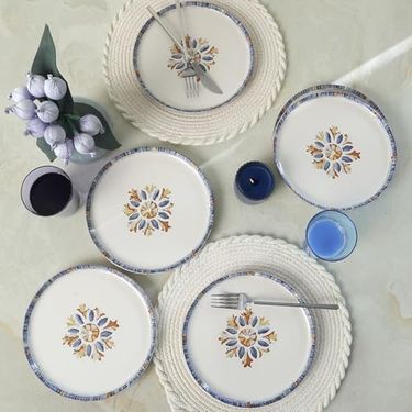 Diğer 142783243855700140557466 Mama Mia & La Dolce Vita Pasta Tabağı 22 Cm 4 Adet 22724-25 Açık