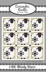 Diğer 142783243855830140557466 Coriander Quilts Yünlü Yıldız Deseni, Yok Açik Gri