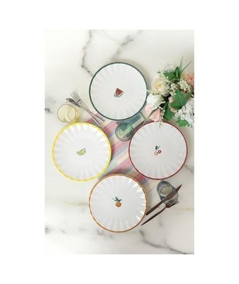 Diğer 142783243863670140557466 Fruit Feast Servis Tabağı 27 Cm 4 Adet 23108-09-10-11 Açık
