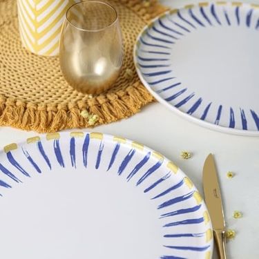 Diğer 142783243892110140557466 Yellow Servis Tabağı 28 Cm 6 Adet 21605 Açık