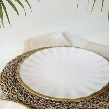 Diğer 142783243892270140557466 Rustik Servis Tabağı 27 Cm 6 Adet 21780 Açık