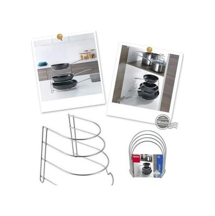 Diğer 142783243958830140557466 Canyon-4 Katlı Tava Rafı Polytherm Kaplama Gri 0