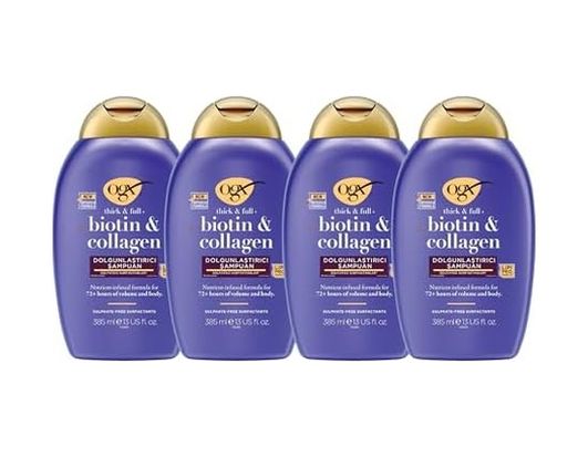 Diğer 142783244386680140557466 Ogx Dolgunlaştırıcı Biotin & Kolajen Şampuan 4 X 385 Ml