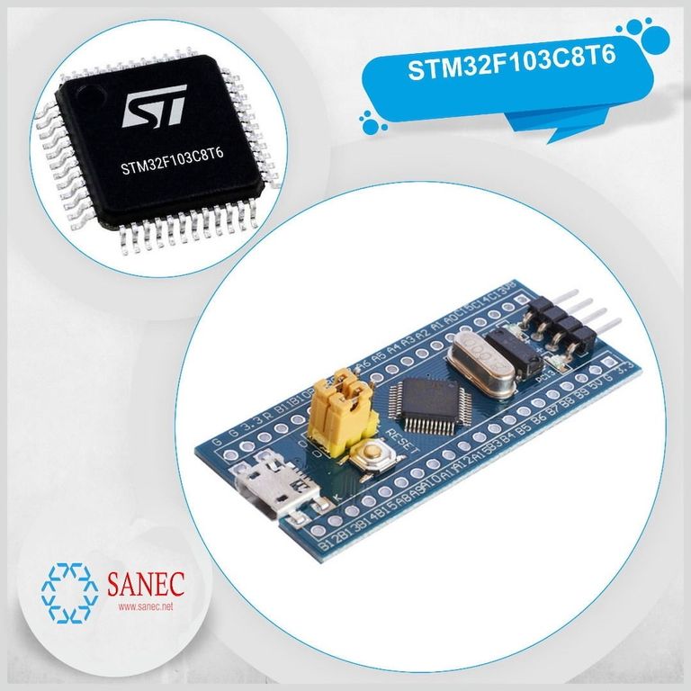 Diğer 15668015 Stm32F103C8T6 Geliştirme Devre Kart Modülü