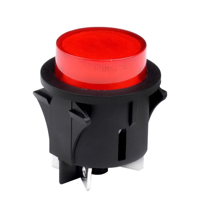 Diğer 3626514 Ic-180G Anahtar Basmalı 4 Pın Kalıcı Yuvarlak 25 Mm Ps18-16N-2 4434