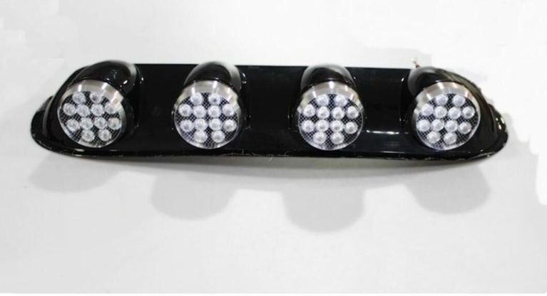 Diğer 41368248 Off Road Tavan Sis Lambası Seti Yuvarlak 4Lü Ledli Model Siyah İt