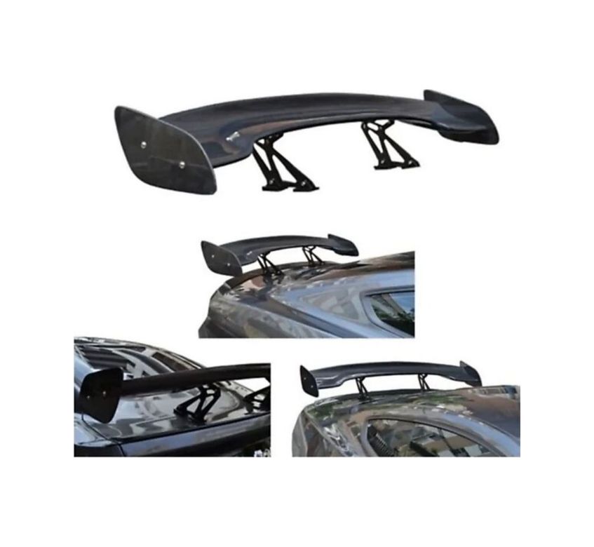 Diğer 57268756 Dtm Bagaj Üstü Spoiler Pianoblack Metal Ayaklı Üniversal Tüm Sedan Modeller