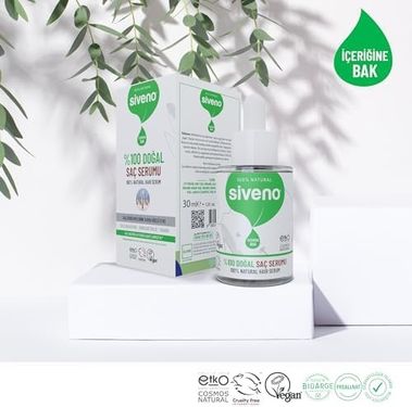 Diğer 57855210110257380184975 Siveno%100 Doğal Saç Bakım Serumu Biberiye Yağlı Dökülme Karşıtı Onarıcı 10 Mucizevi Yağ 30 Ml