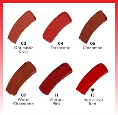 Diğer 57855210116285080184975 Deep Lipstick 13 Impressive Red Kremsi Dokulu Yarı Parlak Ruj, Kırmızı 0