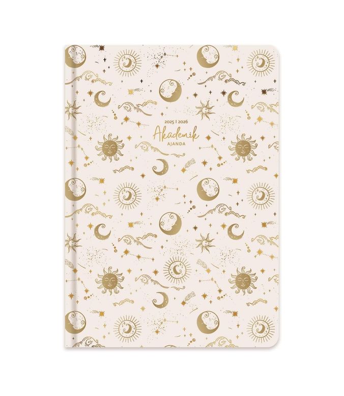 Diğer 57855210120281580184975 17 24 Ciltli Akademik Ajanda - Lunar 103 Ivory
