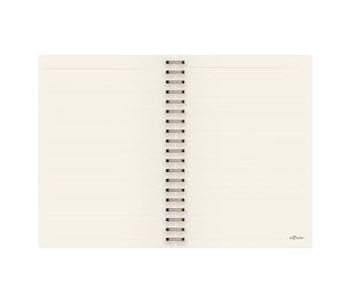 Diğer 57855210120357180184975 Marble Spiralli Defter Çizgili Rise 17X24 Cm 103 Ivory