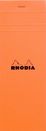 Diğer 57855210120397280184975 Rhodia Kareli Bloknot, Turuncu, 74X210 Mm 103 Ivory
