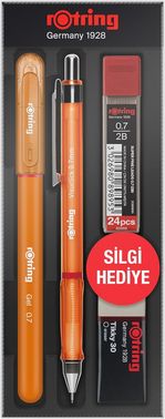 Diğer 57855210120678780184975 Visuclick Jel Okul Seti 0,7 Mm - Turuncu -