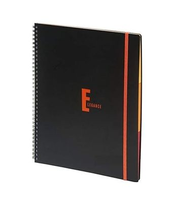 Diğer 57855210120723080184975 Elegance A4 Defter Çizgili 160 Sayfa Spiralli 103 Ivory