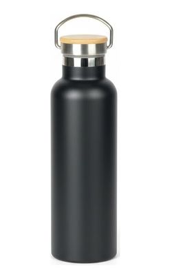Diğer 57855210125725880184975 Bambu Kapaklı Siyah Çelik Termos Matara - 750 Ml Sızdırmaz Kilitli Mug - Doğal Ahşap Detaylı Sıcak Ve Soğuk Tutan Ofis Termosu Açık Beyaz
