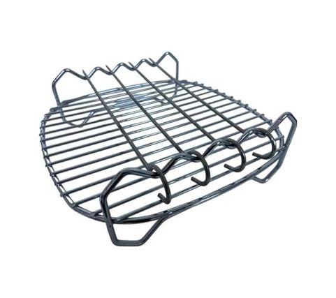 Diğer 57855210126577380184975 Airfryer Izgara Teli 21 Cm X 21 Cm Ve 4 Adet Şiş 21 Cm, Büyük Boy Airfryerlere Uygun 2 Li Set 50 X 22