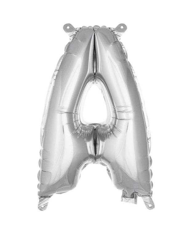 Diğer 57855210127374080184975 A Harfi 16 İnç Gümüş Renk Folyo Balon 36 Cm Gümüş 256