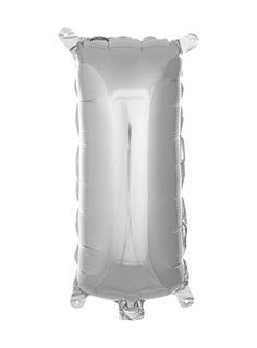 Diğer 57855210127374380184975 I Harfi 16 İnç Gümüş Renk Folyo Balon 36 Cm Gümüş 256