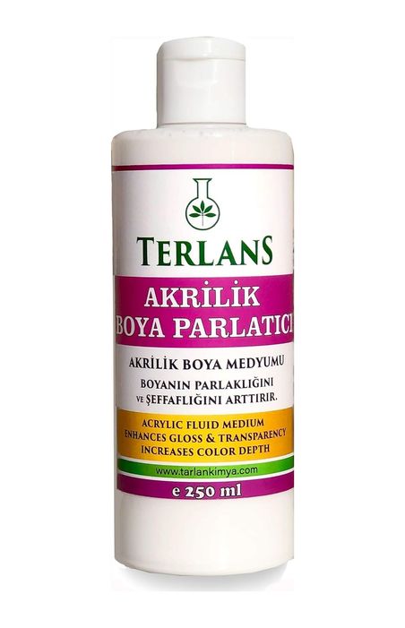 Diğer 57855210127953380184975 Terlans Akrilik Boya Parlatıcı 250 Ml Acrylic Gloss Medium 6998