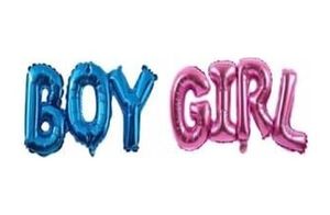 Diğer 57855210128280480184975 Boy Girl Birleşik Folyo Balon 256