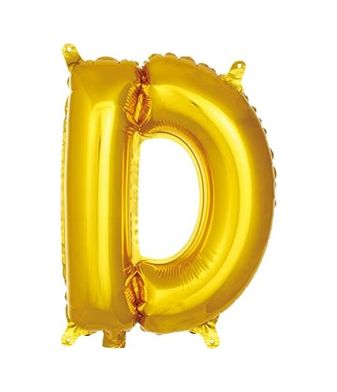 Diğer 57855210128311480184975 D Harfi 16 İnç Gold Renk Folyo Balon 36 Cm Altın 256