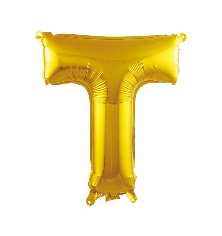 Diğer 57855210128315380184975 T Harfi 16 İnç Gold Renk Folyo Balon 36 Cm Altın 256