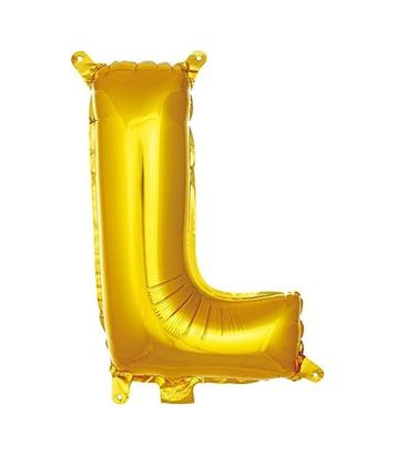 Diğer 57855210128338780184975 L Harfi 16 İnç Gold Renk Folyo Balon 36 Cm Altın 256