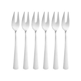Diğer 57855210131290380184975 Limon Ve Fondü Çatalı Seti, Çelik, 11 Cm, Gümüş Metalik, 6 Parça Açık Ceviz