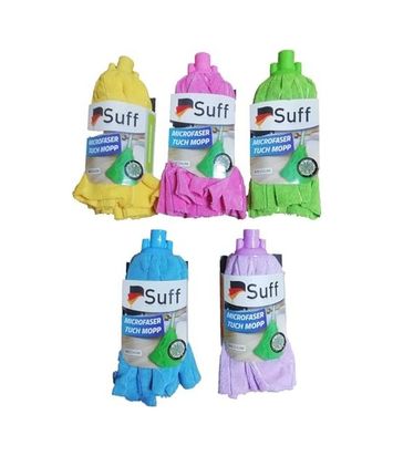 Diğer 57855210132152680184975 Suff Mikrofiber Havlu Mop Yedek Paspas, Vidalı, Orta Boy, Karma Renk 1 Adet 50 X 22