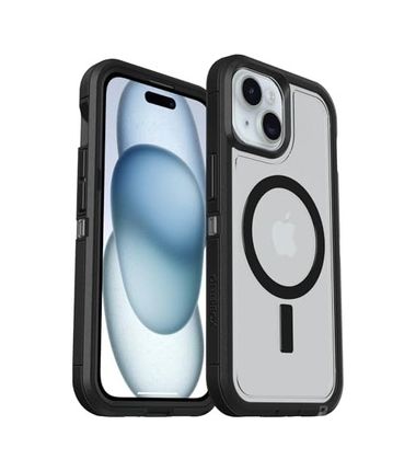 Diğer 57855210133330580184975 Defender Xt Iphone 15 / Iphone 14 / Iphone 13 Için Kılıf, Magsafe Özellikli, Darbeye Dayanıklı, Ultra Sağlam, Koruyucu Kılıf, 5X Askeri Standartlara Göre Test Edilmiştir, Şeffaf/siyah -