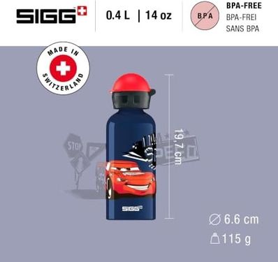 Diğer 57855210134409480184975 Sıgg Switzerland 8563.00 Cars Speed 0.4 Lt Çocuk Matarası