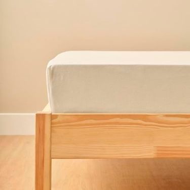Diğer 57855210134585380184975 Basic Düz%100 Pamuk Çarşaf, Krem, King Size 260X280 Cm Abanoz