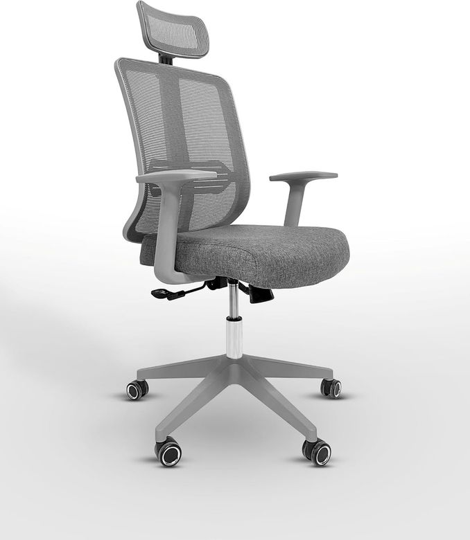 Diğer 57858324439759299283959 Zeon Büro Ofis Sistemleri // Gray Yönetici Koltuğu Ofis Çalışma Koltuğu Abanoz - Beyaz