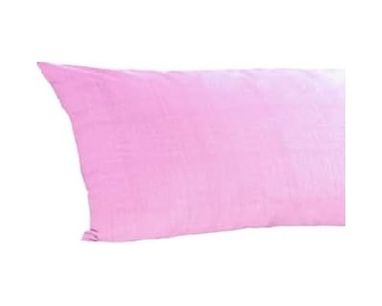 Diğer 57858324440597499283959 - Yan Yatış Yastık Kılıfı 40X120 Cm Toz Pembe Toz Pembe Açık Altın
