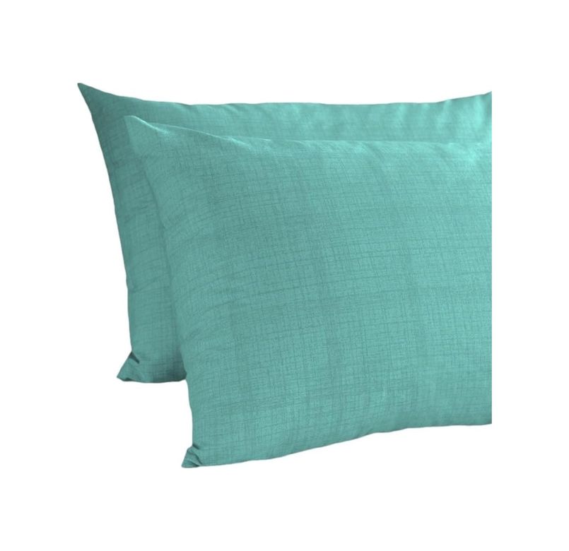 Diğer 57858324440885099283959 - 2'li Yastık Kılıfı 50X70 Cm Petrol Petrol / 50 X 70 Açık Altın