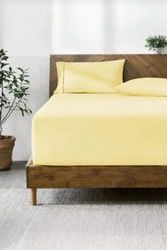 Diğer 57858324441106999283959 Lastikli & Hipoalerjenik Çarşaf%100 Pamuk Penye Kumaş Lemon 160X200, Luxcarsaf Abanoz
