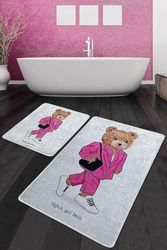 Diğer 57858324441790099283959 Boss Banyo Halısı Djt 2Li Set Açık Gri