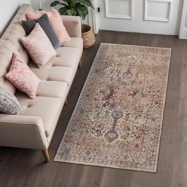 Diğer 57858324441801599283959 Vanessa Kadife Kaymaz Pamuk Tabanlı Yıkanabilir Antibakteriyel Salon Halısı 100X150 1