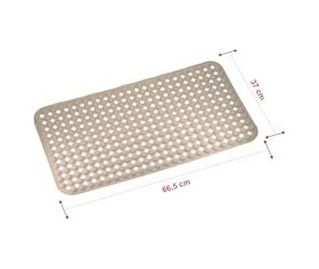 Diğer 57858324441801699283959 Premium Serisi Banyo - Küvet İçi Kaydırmaz Vantuzlu Yuvarlak Desenli Diktördgen Paspas 66,5 X 36,5 Cm, Taba Açık Ceviz