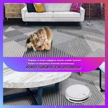 Diğer 57858324441850399283959 Dizayn Betrice Desenli Kadife Pamuk Tabanlı Yıkanabilen Kaydırmaz Antibakteriyel Salon Halısı 80X300 1