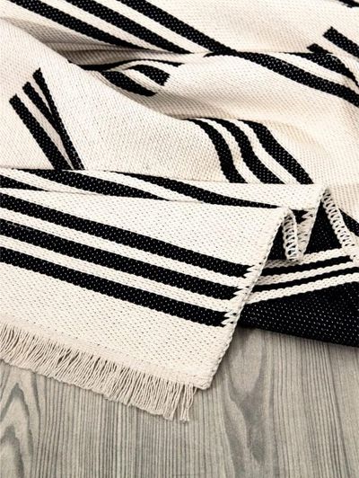 Diğer 57858324441885599283959 Mec Home Karesse 133 Siyah Çizgili - Modern, Yıkanabilir, Çift Taraflı Kilim - 7 Farklı Boyut Seçeneği İle Salon, Mutfak, Antre Halı-Kilim 120X170 1