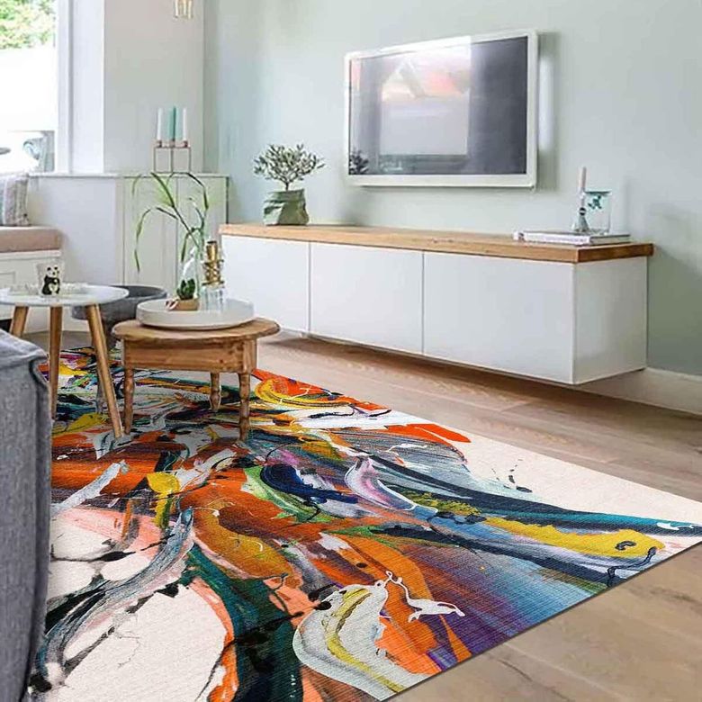 Diğer 57858324441907799283959 Dizayn Mimoza Desenli Kadife Pamuk Tabanlı Yıkanabilen Kaydırmaz Antibakteriyel Salon Halısı 100X300 1