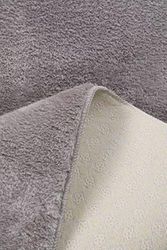 Diğer 57858324441928099283959 My Evilla Modern Dekoratif Halı Jel Kaymaz Taban Peluş Açık Gri Paspas Takımı 60X100 1