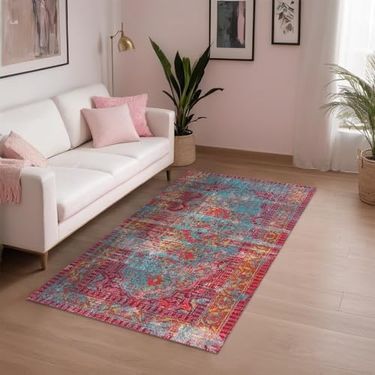 Diğer 57858324441994899283959 Cloon Kadife Kaymaz Pamuk Tabanlı Yıkanabilir Antibakteriyel Salon Halısı 120X180 1