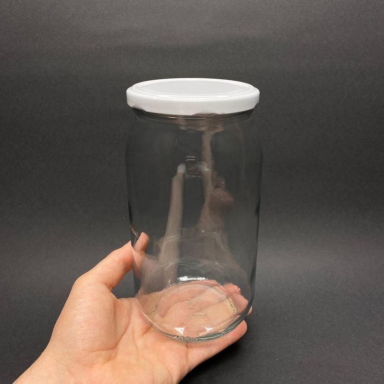 Diğer 57858324442302499283959 - Kapaklı Cam Kavanoz 1 Litre Altın
